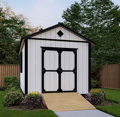 Pre built online sheds